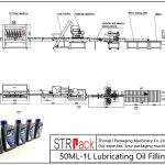 Automatyczna linia do napełniania olejem smarowym 50ML-1L
