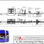 Automatyczna linia do napełniania olejem smarowym 5L-30L